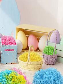 1 包，20 克拉菲草礼盒填充物，创意填充草，用于生日、婚礼和伴娘礼物，皱纹切割薄纸，工艺碎纸屑五彩纸屑拉菲草纸填充物，用于复活节礼盒包装填充物