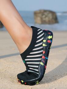 ZVB Couples Water Shoes Suitable For Barefoot Lovers, Soft-Soled Women's Beach Shoes For Swimming, Diving, Outdoor Quick-Drying Summer Sandals, Fishing Water Shoes, Breathable Wading Shoes