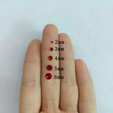 Cốc nước bằng nhựa giả kim cương giả 0,2cm/0,3cm/0,4cm/0,5cm đáy phẳng, đồ chơi thủ công DIY, vật liệu trang trí giày dép, quần áo (Màu sắc khác nhau dưới ánh sáng khác nhau) - pha lê AB - Xem 3