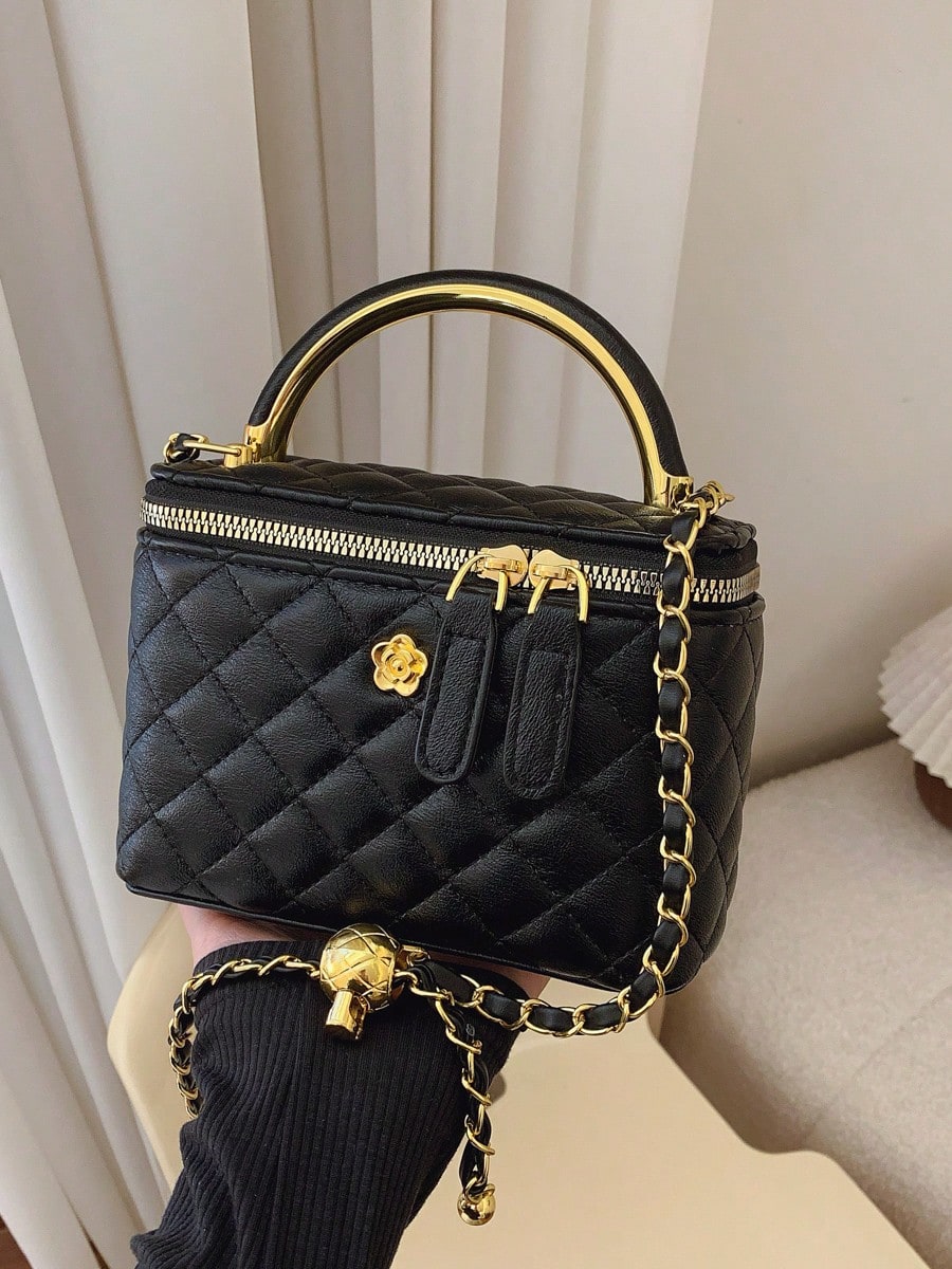 حقيبة يد سوداء كاجوال متعددة الاستخدامات