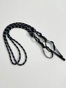 1pc New Fashion Embroidered Cute Tiger Head Design Foldable Nylon Tote Bag, Adjustable Shoulder Strap, Suitable For Commuting, Party, Shoulder/Crossbody, Bags For Ladies Fashionable