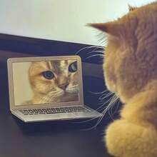 1pc Creative Portable Mini Computer Mirror Foldable Laptop Shape Makeup Mirror Pocket Mirror Beauty Makeup Mirrors