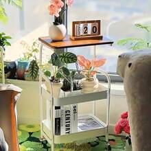 Storage Island & Carts - White - View 2