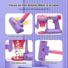 11 件/13 件儿童多功能吸尘器套装 - 清洁和清扫套装、家务和角色扮演清洁工具、儿童房间模拟清洁互动游戏玩具、角色扮演道具，适合男孩和女孩作为圣诞节、万圣节和生日礼物 - 彩色 - 查看 8