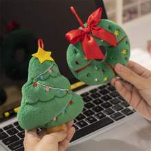 Cute Christmas Tree, Gingerbread Man, Wreath Plush Ornaments, Christmas Tree Decorations, Christmas Stockings, Santa Hats Hanging Decorations, Gifts - One Size - View 6