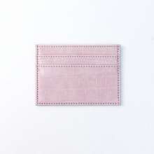 1pc's New Crocodile-Patterned PU Simple And High-End Ins Style Versatile Multi-Color Ladies' Gift Multi-Slot Coin Purse Card Case Wallet Birthday Present For Women Wallet Mini Wallet Purse Wallet Card Wallet - Multicolor - View 17