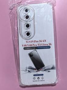1 件透明防摔外壳，适用于 Vivo 系列、Vivo 手机透明防摔手机壳、手机壳、手机保护套、手机壳、手机套、四角防摔手机壳、透明手机壳、极简手机壳、纯色手机壳、透明手机壳、TPU 防摔手机壳（军用级防摔） - 無色 - 查看 61
