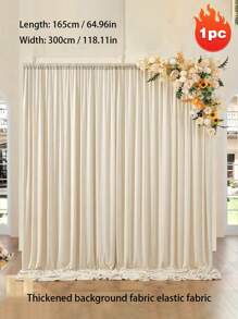 1. A 3-Meter-Long And 1.5-Meter-Wide White And Pink Thin Fabric Background, With A Thin Fabric Background, Transparent Thin Fabric, Suitable For Stage Background, Outdoor Photography, Festival Parties, Wedding Parties, Home Decoration (Multiple Colors Available)/Not A Curtain