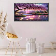 Extra Large Full Drill Diamond Painting Kit - DIY Round Diamond Painting, Designed For Beginners, Without Frame, Suitable For Decorating Living Room, Bedroom And Office, Handmade Gift, Wall Decor Art, Frameless, Multiple Sizes Available - Multicolor - View 3