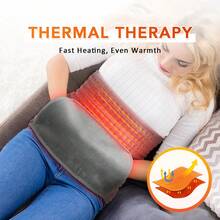 Hailicare 10-Level Heating Waist Wrap Heating Pad, Multi-Function Electric Heating Blanket, 4-Timer Setting, Home Heating Device, Warm Hand Warmer, Uterus Warmer, Full Body Warmer, Menstrual Cramp Relief Heating Pad