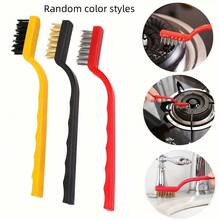 Professional Stove Cleaning Brush -3-Piece Set Of Wire Brushes - Durable Brass Iron Brushes, Multi Functional Cleaning Tool, Suitable For Gas Stove, Barbecue Stove, Oven And Stove Maintenance