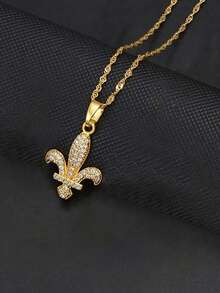 1pc Croatia, Albania, Serbia, Bosnia And Herzegovina Pendant Necklace Jewelry - Multicolor - View 3