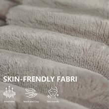 LUCKHAO 37.40"Sofa Ottoman ,No Assembly Required,White(Plush Corduroy Fabric) DIY Sofa Chairs, No Assembly Required Suitable For Balconies, Living Rooms, Bedrooms - 駝色 - 查看 3