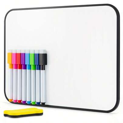 Shoze Dry Erase Whiteboard A4 Double Sided White Board With Whiteboard Pens And Eraser