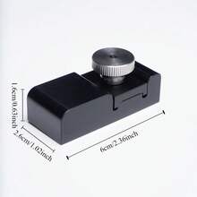 Soporte de papel de lija Saigang POM, clip de pulido, modelo de pulido plano para esquinas interiores, clip de lija de cuero de mano - S02 - Ver 7