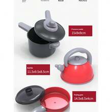 68pcs/93pcs Pink/Green Doll Kitchen Toys, Little Chef Toy Set, Simulated Kitchen Utensils Set, Lids, Scissors, Kitchen Toys, Children Toys