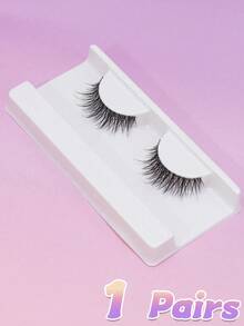 10/7/1对 女生必备假睫毛。多款假睫毛，透明茎，3D自然睫毛，睫毛膏 ... - 自然纖長款 - 查看 10