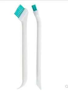 2/4 件套软毛奶瓶清洁刷 - 温和擦洗，易于清洁和存放，适用于厨房和水瓶，白色和青色手柄，奶瓶清洁剂 | 符合人体工程学的手柄 | 耐用塑料 - 白色 - 查看 10