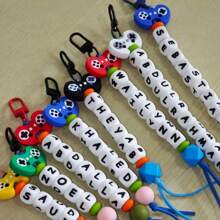 1pc Personalized Keychain/Bag Charm, Video Game, School Gift, Name Tag, Birthday, Goodie , Boy, Accessories