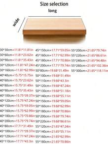 1pc Thickened PVC Transparent Tablecloth Cover Protector Waterproof Oil-Proof Scratch-Resistant Heat Resistant Tablecloth, Suitable For Home Hotel Dining Table Cover Decoration Computer Mat
