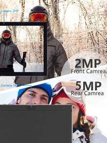 Coopers Tablet z systemem Android 15, 10,1-calowy tablet z systemem Android, RK3326S, 4-rdzeniowy procesor 1,6 GHz, 2 GB pamięci RAM, 64 GB pamięci ROM, 2,4 GHz WiFi + WiFi 6, Bluetooth 5.2, podwójny aparat 2 MP + 5 MP, typ C, 6000 mAh, obsługa rozszerzenia SD 512 GB, obsługa Widevine L1 (bez adaptera)