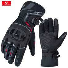 ALPINES FOX Winter New Motorcycle Gloves Warmer Waterproof Motorbike Reflective Gloves Touch Screen Windproof Motocross Outdoor Riding Gloves