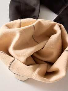 1pc 300g/220g/80g Women's Sexy Sheer Black Pantyhose, See-Through Tights For Spring, Autumn & Winter, Business & Sexy Choice, Plus Size Warm Lining Tights, Thick Thermal Lined, Casual Everyday Wear - Black - View 6