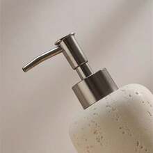 Resin Lotion Soap Dispenser, Bathroom Accessories Set, Bathroom Organizer Countertop, Empty Organizer Hand Soap Dispenser And Toothbrush Holder, Toothbrush Holder, Mouthwash Cup, Tray Set, Vanity Tray For Bathroom