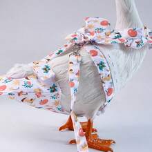 Cute Pet Duck Diaper Wearable Reusable Goose Breast Strap Reduce Odor Adjustable Chicken Diapers Poultry Costume Physiological Pants Washable Nappy With Elastic Band Bowknot Clothes Vest Hen Belt Harness Vest Leash Collar Breathable Poultry Supplies