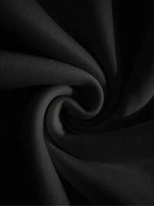 Felpa con cappuccio imbottita in pile da uomo - stampa geometrica, vestibilità morbida, pullover caldo, lavabile in lavatrice, adatto per attività all'aperto e uso casual. - nero - Visualizzare 3
