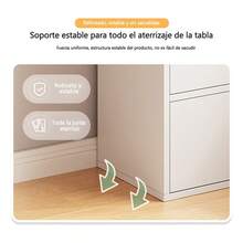 Armario Closet De Almacenamiento Con Cerradura Multiusos - Blanco - Ver 8