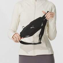 Puma Waist Bag, Shoulder Bag, Chest Bag, Casual Messenger Bag, Sports Backpack, Mobile Phone Bag, 24.5*4*9CM - 黑色 - 查看 7