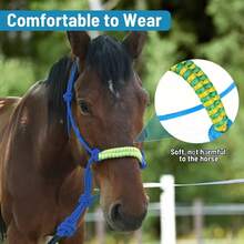 1pc Premium Hand Braided Headstall For Horse ,Durable Soft And Not Tight,Crafted Horse Headstall , Adjustable Size