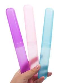 1pcs/3pcs/5pcs Toothbrush Case Mixing Portable Tooth Brush Cover Holder Toothbrush Hygiene Care Outdoor Supplies Random Color For Travel Toothbrush Case Travel Hiking Camping Covers Protector Suitable For Outdoor Travel And Household Bathroom Organizer Accessories Home Gadget School Supplies School Stuff For College Dorm For Student Toothbrush Cover Toothbrush Cases Toothbrush Toothbrush Protector For Travel Bathroom Travel Essentials For Travel Accessories For Holiday Vacation Holiday Essentials Mini Perfume For Women Perfume For Men Perfume Beach Bottle Travel Must Haves Summer School Accessories Back To School Back To School Supplies ﻿ - Long Multi-color 3PCS - View 3