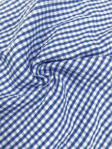 2026 Spring/Summer Plus Size Plaid Pants, Bohemian Style Beach Pants, Ibiza Music Festival Celebration, Derby Day Style - Blue - View 8
