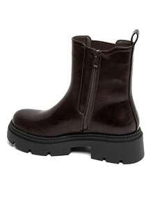 Bottines Chelsea Femme Semelle Crantée – Élégance Urbaine - Brown - View 4