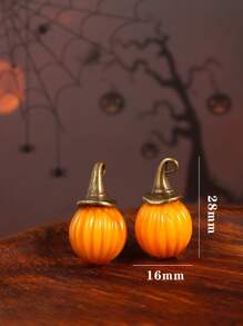 5/10/20 pezzi Perline fai-da-te per artigianato, decorazioni a forma di zucca di Ognissanti, perline pendenti, perline sparse, accessori per collane e braccialetti fatti a mano