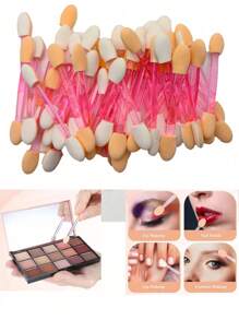 100片装、50片装、10片装美甲海绵魔术棒、双头海绵刷、渐变美甲刷、手夹、附钻刷 - 彩色 - 查看 15