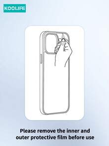 Koolife 1pc High Transparency 2.0mm PC Backplate With Magnetic Wireless Charging, Detachable Lanyard Hole Stand, Side Color Inlay, Molded Lens Frame, Full Coverage Phone Protective Case Compatible With IPhone 17 ProMax/17/17 Pro/17 Air/16/16 Pro/16 Plus/16 ProMax/11/11 Pro/11 ProMax/12/12 Pro/12 ProMax/13/13 Pro/13 Plus/14/14 Pro/14 Plus/14 ProMax/15/15 Pro/15 Plus/15 ProMax