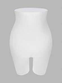 Men's Slimming Underwear, Compression Shorts, Waist Shaper, Leg Shaping Briefs - White - View 9