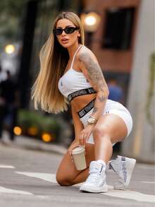 Women's Fitness Training Boot Elastic Boot Training Brazil Gym Bodybuilding Gym Divas - 白色 - 查看 8