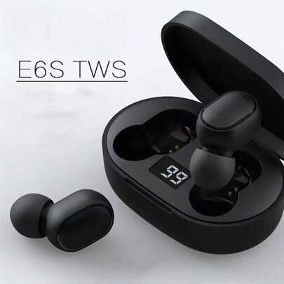 原装 E6S 无线蓝牙耳机 TWS 耳机 降噪耳机 带麦克风 耳机 适用于智能手机