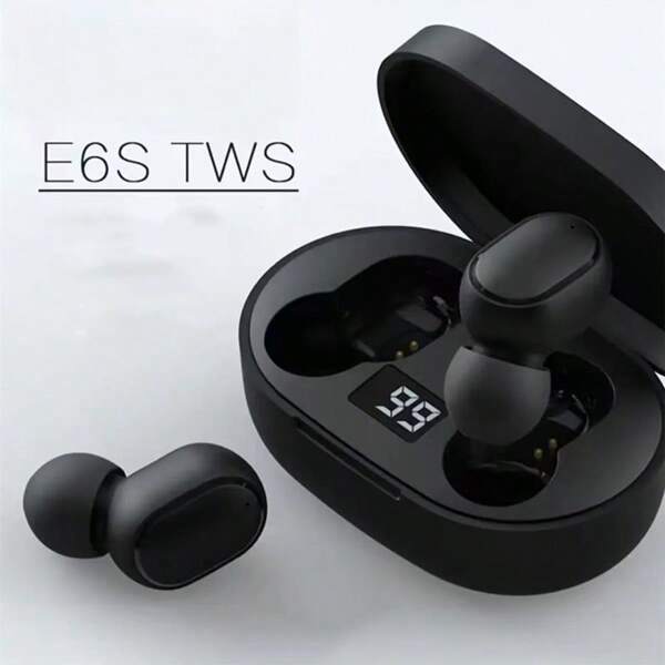 Auriculares inalámbricos Bluetooth E6S 2025 A6S TWS con micrófono, a prueba de ruido