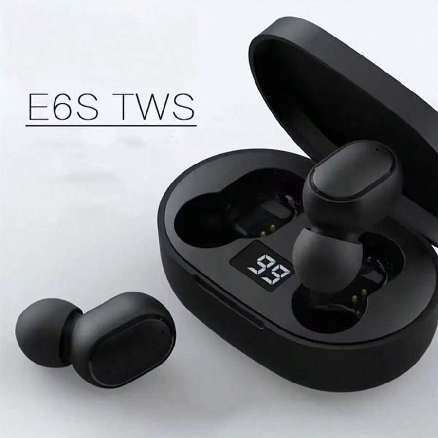 原装 E6S 无线蓝牙耳机 TWS 耳机 降噪耳机 带麦克风 耳机 适用于智能手机 - 彩色 - 查看 1