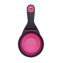 Foldable Pet Food Scoop, Silicone Dog/Cat Food Scoop With Sealing Clip, Portable Measuring Spoon, Pet Supplies - Multicolor - View 9