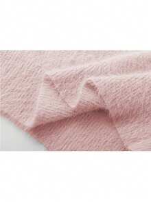 1pc Women Fleece Round Neck Dropped Shoulder Long Sleeve Sweater,Ins Style,Soft And Skin-Friendly,Casual Home Style,Home Wear,Comfortable,For Daily Wear,Going Out,Autumn/Winter