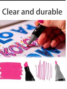 262色、168色、80色、48色、24色、圣诞装饰马克笔、酒精基漫画素描马克笔、双头笔、学校绘画用品、学校用品、返校用品、画家、学生学习用品、学校绘画用品 - 方形 - 查看 9