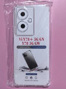 1 件透明防摔外壳，适用于 Vivo 系列、Vivo 手机透明防摔手机壳、手机壳、手机保护套、手机壳、手机套、四角防摔手机壳、透明手机壳、极简手机壳、纯色手机壳、透明手机壳、TPU 防摔手机壳（军用级防摔） - 無色 - 查看 39