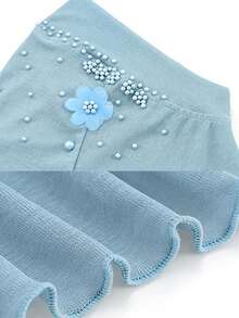 1 Khăn trùm đầu hoa ngọc trai giả thanh lịch, màu trơn, nhẹ, thoáng khí, dùng cho các hoạt động ngoài trời, chống nắng khi mặc váy - Nhiều màu - Xem 7