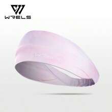 WRELS 1 件宽设计高弹性简约纯色运动头带，骑行跑步健身发带男女通用